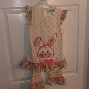 Flare leg bunny matching set